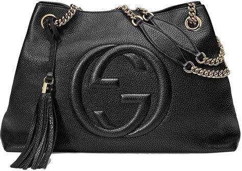 gucci black gold chain bag|gucci handbags with gold chain.